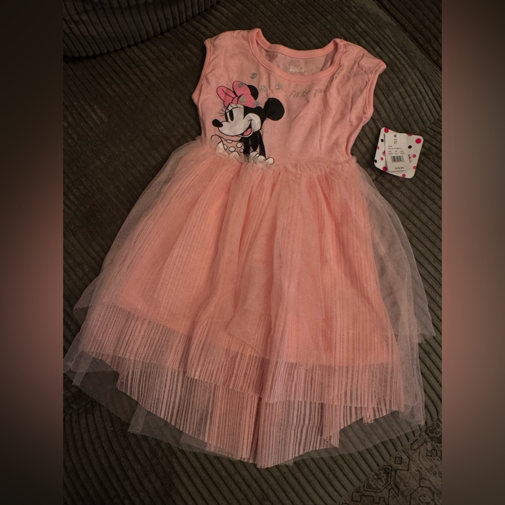 Disney Pink Ruffled Tiered Sundress